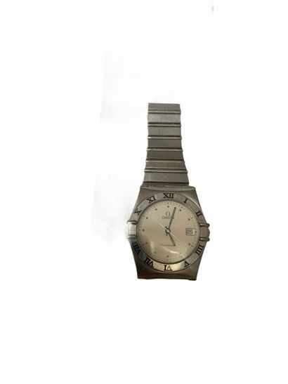 OMEGA- Montre à quartz en acier, modèle ...