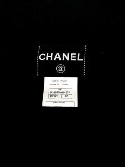 CHANEL - Veste de soirée en laine et doublure...