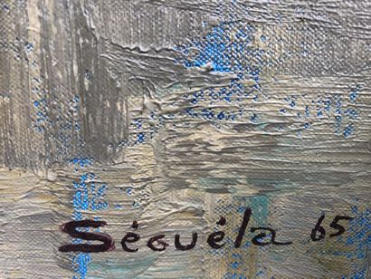 SEGUELA Harry ( 1921 / 2001 )
Les anémones.
Huile...