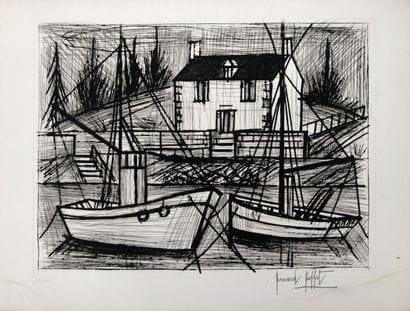 BUFFET Bernard ( 1928 / 1999 )
Deux bateaux...