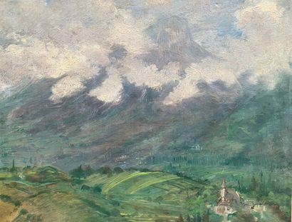 KOUSNETSOFF Constantin ( 1863 / 1936 ) 
Nuages...