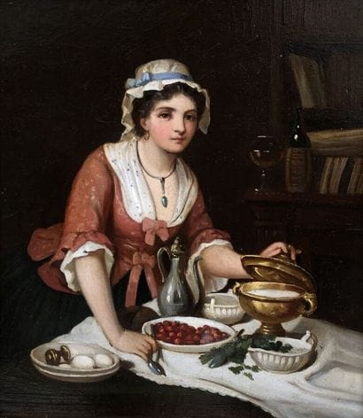 EPP Rudolf ( 1834 / 1910 )
Jeune cuisinière...