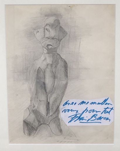 BACON Francis ( 1909 / 1992 )
Carte de voeux...