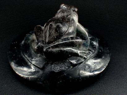François DECORCHEMONT (1880 /1971) Blue-black...