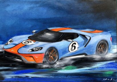 SPAHN Victor ( 1949)
Ford GT 40
Huile sur...