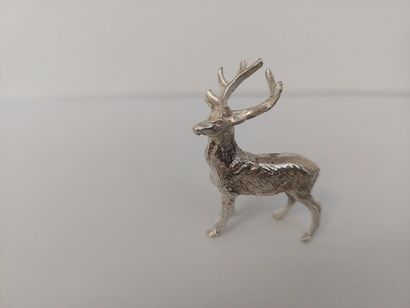 Stag in sterling silver weight: 26g Minerve...
