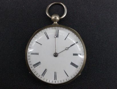 2 montres de Gousset en argent et une montre...