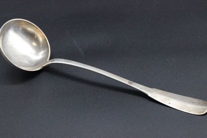 Louche en argent poinçon Minerve. 204 gr...