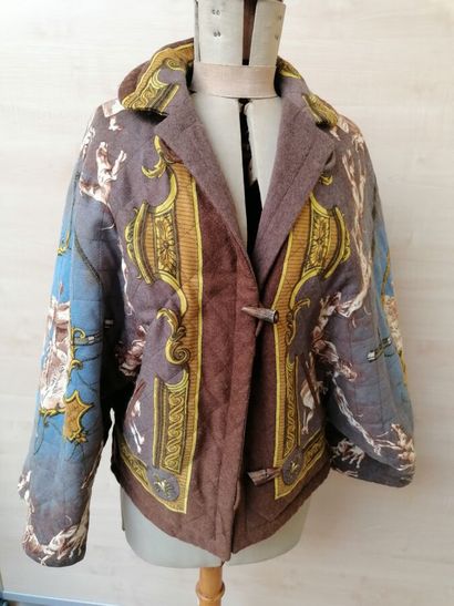 HERMES- Cape veste réversible 