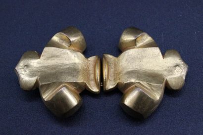LINE VAUTRIN- Boucle de ceinture en bronze...