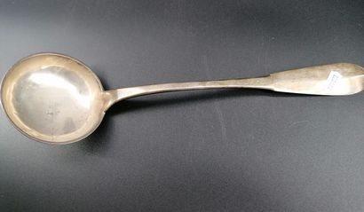 Silver ladle. 249 grs