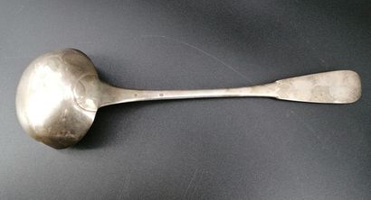 Silver ladle. 249 grs