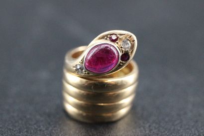 ZOLOTAS Dans le goût de- Bague serpent en...