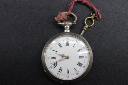 2 montres de Gousset en argent et une montre...