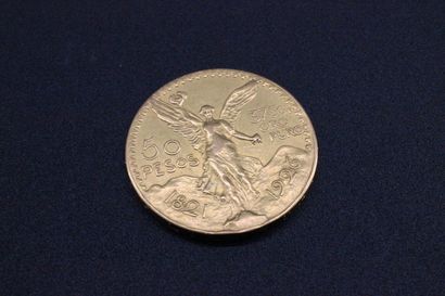 MEXICO, 50 pesos gold coin 