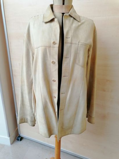 TONY TRUANT - Veste pour homme en daim jaune,...