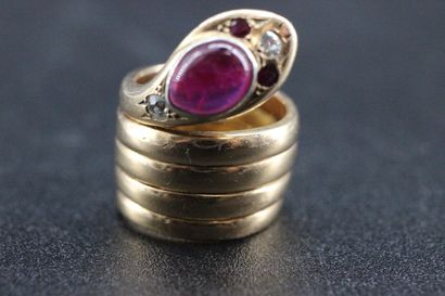 ZOLOTAS Dans le goût de- Bague serpent en...