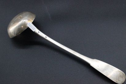 Louche en argent poinçon Minerve. 204 gr...