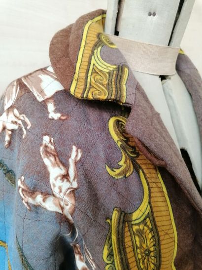 HERMES- Cape veste réversible 