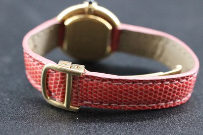 CARTIER- Montre en or jaune modele ELLIPSE...