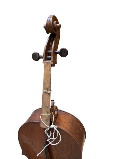 Violoncelle. H 122 cm, (accidents en l'é...