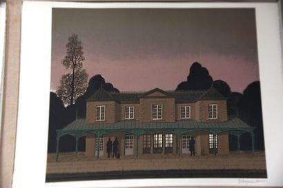 BOGAERT - Ensemble de 8 lithographies dans...