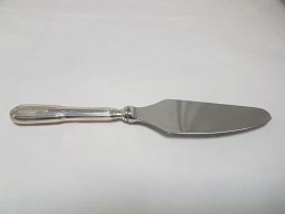 Cutting pie server, solid silver handle,...