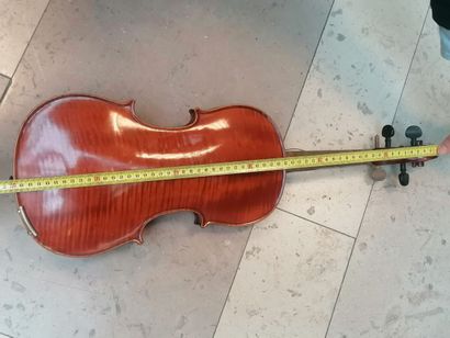 Violin in case, label M. Couturieux. L 59.5...