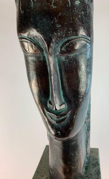 Reproduction by Amadéo MODIGLIANI (1884-1920)
Woman's...