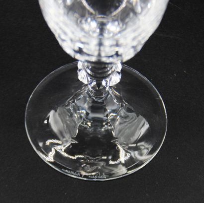 LALIQUE FRANCE- Set of glasses including...