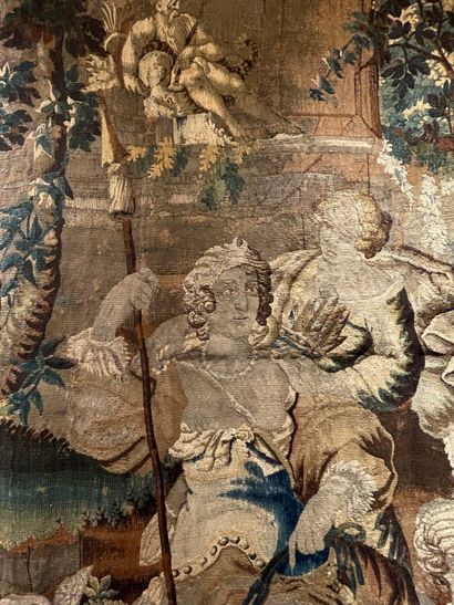 18th-century tapestry depicting Diana at...