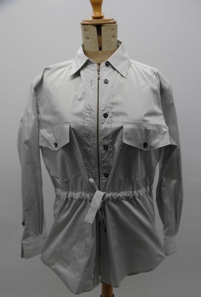 YVES SAINT LAURENT- Half-season jacket in...