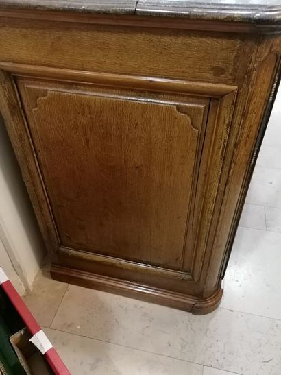 Rustic-style hunting sideboard in natural...