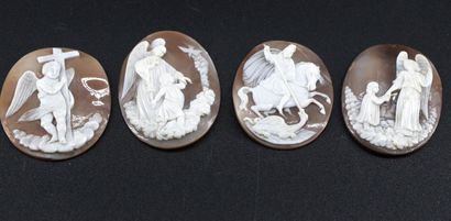 4 religious and miscellaneous cameos. H:...