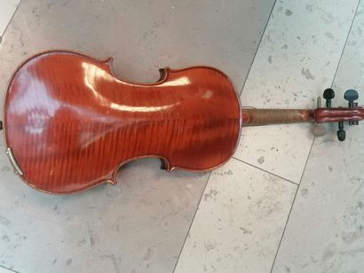 Violin in case, label M. Couturieux. L 59.5...
