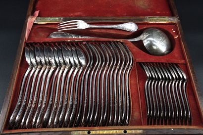 CHRISTOFLE- Silver-plated silverware with...