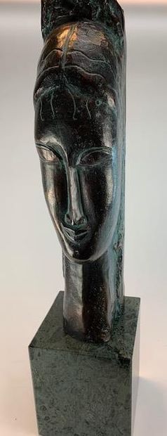 Reproduction by Amadéo MODIGLIANI (1884-1920)
Woman's...