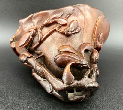 China, 19th century
A rhinoceros horn libation...