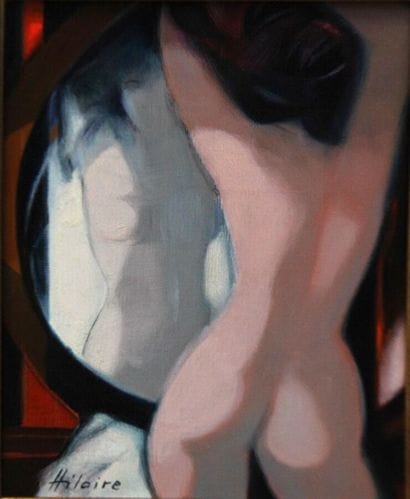 Camille HILAIRE (1916-2004).
Nude with mirror...