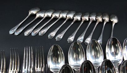 CHRISTOFLE- Silver-plated silverware with...