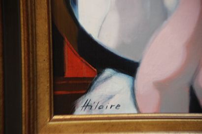 Camille HILAIRE (1916-2004).
Nude with mirror...