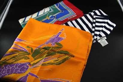 Set of 3 scarves including CELINE, DIOR and...
