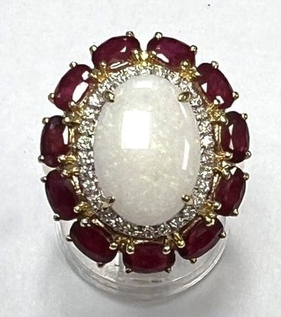 Cocktail ring in 750°/.(18K) yellow gold...