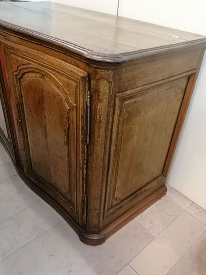 Rustic-style hunting sideboard in natural...