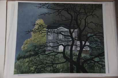 BOGAERT - Ensemble de 8 lithographies dans...