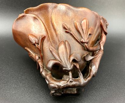 China, 19th century
A rhinoceros horn libation...