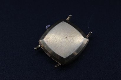 Longines watch dial in 18k yellow gold. PB:...