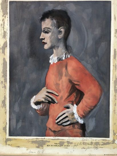 PICASSO Pablo ( 1881 / 1973 ), d'après
Boy...