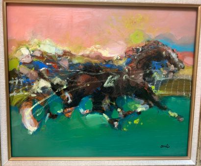 Jordi BONAS (1937-2017)
La course au ciel...