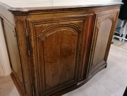 Rustic-style hunting sideboard in natural...